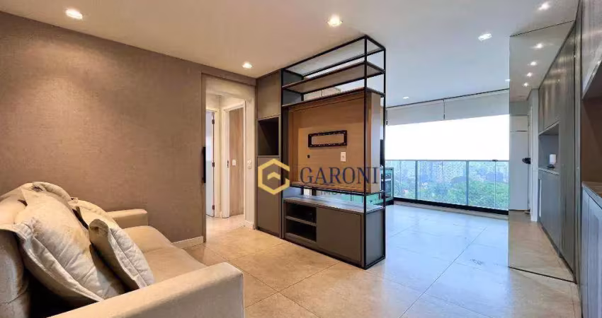 Apartamento à venda em pinheiros, 2 dormitórios, ar condicionado e 1 vaga