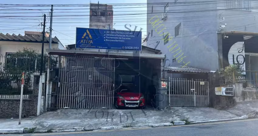 Salão comercial + casa para renda em osasco, jd. das flores.