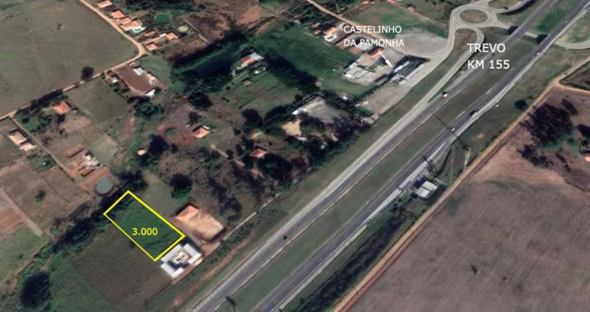 Fantástico terreno para chácara (COM ESCRITURA E REGISTRO) a venda em frente Rodovia castelo Branco KM 155 3.000m²