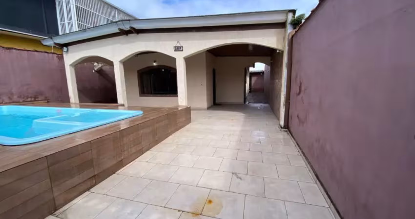 Casa para venda, peruíbe / sp- com churrasqueira e piscina