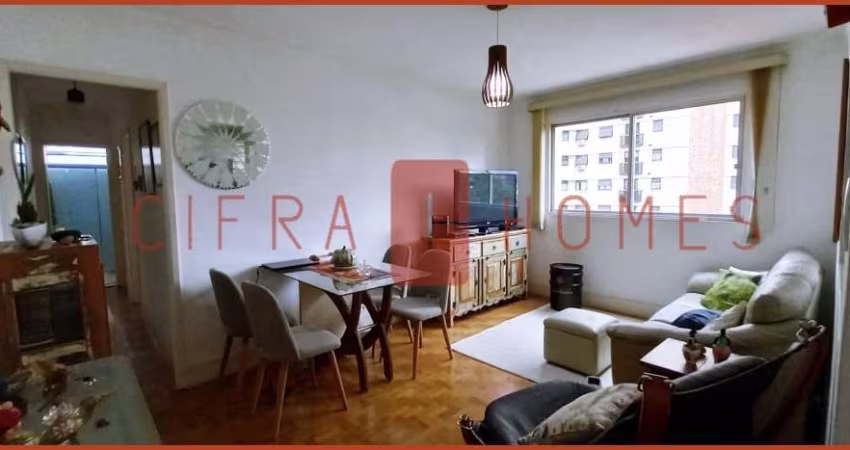 Apartamento charmoso à venda de 70 m², bem luminoso, 2 dormitórios, 1 vaga de garagem, no melhor do
