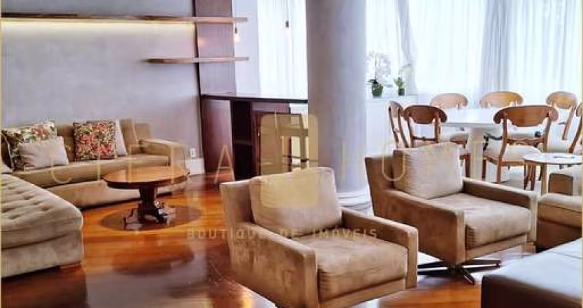 Apartamento de 155m² com 3 suítes, 3 vagas, ar-condicionado e lazer no Jardim Paulista.