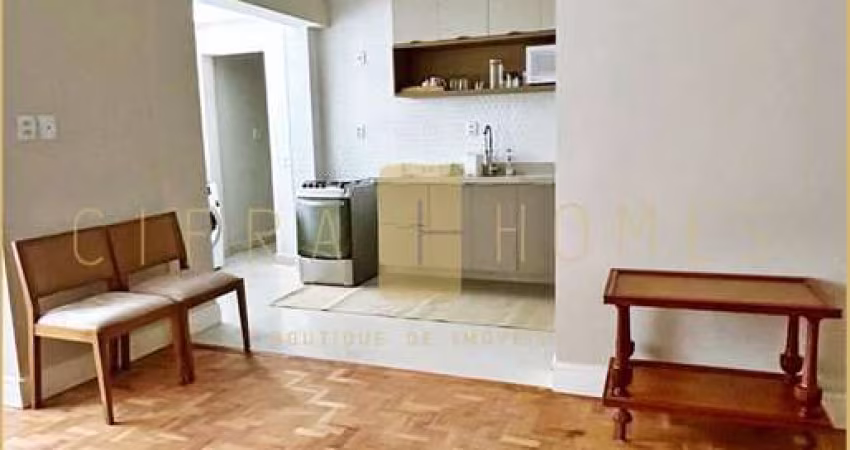 Apartamento Mobiliado com 70m², 1 Quarto com Closet, Reformado, Ar-Condicionado no melhor do Jardin