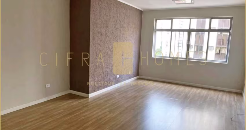 Apartamento com 2 dormitórios, sala ampla e localização privilegiada no Jardim Paulista.