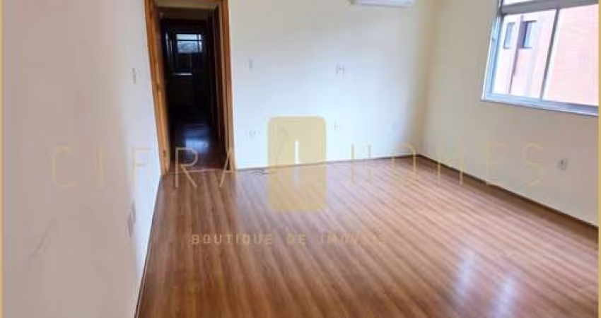 Apartamento com 80m² para locação, com 2 dorms, ar-condicionado em todos ambientes e ótima localiza