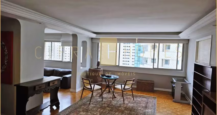 Apartamento com 3 dormitórios, mobiliado, no coração do Itaim para locação