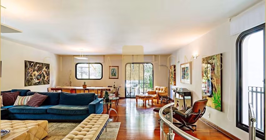 Duplex exclusivo, à venda, com 375 m², 4 Suítes, Varandas, 6 Vagas e Lazer Completo no Jardim Améri