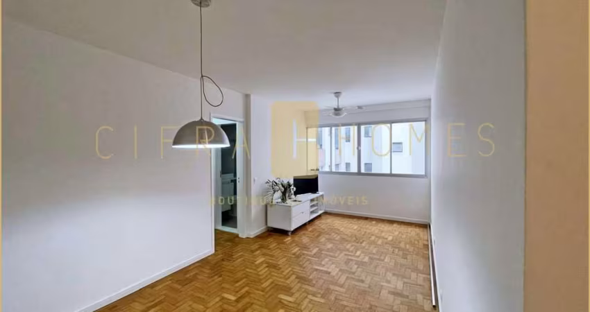 Apartamento para locação, com 75m², 2 quartos e excelente condomínio no Jardim Paulista