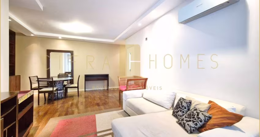 Apartamento para locação ou venda, com 98m² nos Jardins com 2 dorms, perto do Metrô e Av. Paulista.