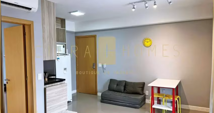 Studio totalmente equipado e pronto para morar no coração de pinheiros. disponível à venda.