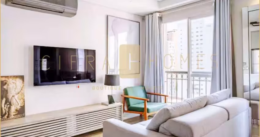 Studio à venda, com 36 m², mobiliado, 1 vaga, no melhor do jardim américa