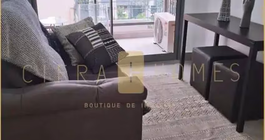 Lindo apartamento mobiliado, para locação, com 40m² de área total e excelente localização, em condo