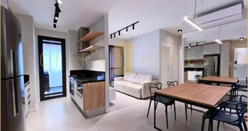 Apartamento para locação, mobiliado, 74m², 2 quartos(1 suíte), 1 vaga, pinheiros
