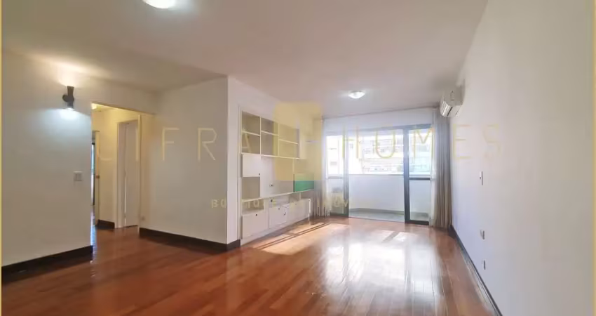 Apartamento para locação, 94m², duas suítes, sacadas, duas vagas e lazer completo na vila olímpia,