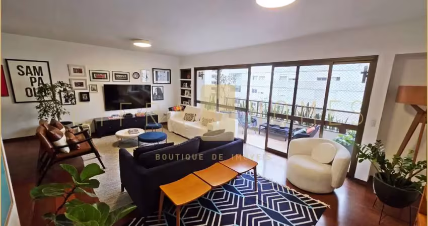 Apartamento para locação com 278m², 4 quartos, varanda, 3 vagas de garagem, em higienópolis