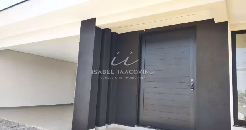 Casa nova térrea  à venda, 285m², no condomínio campo de toscana em vinhedo-sp