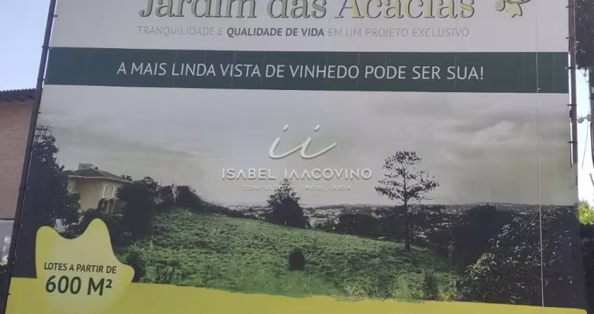 Terreno residencial, 639m², à venda, jardim das acácias, vinhedo, sp