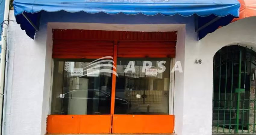 Apsa aluga excelente loja frente de rua, possui banheiro privativo, área de ventilação, porta em vid