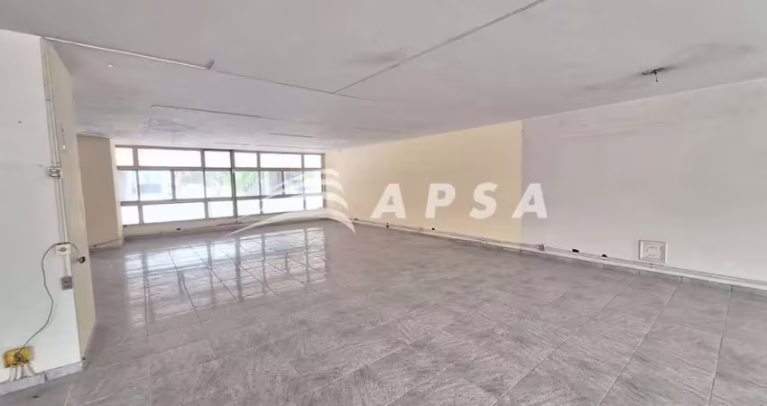 Amplo salão comercial para locação na presidente vargas, com 264m² bem distribuídos e excelente loca