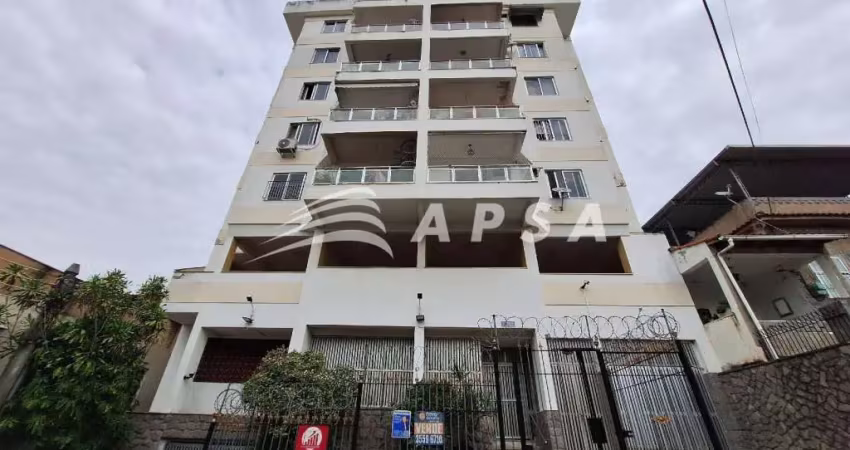 Apartamento com sala, varanda, 2 quartos, banheiro social, cozinha com área serviço e dep completa e