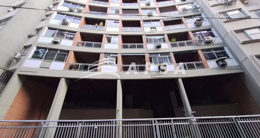 Apartamento 67 m² com varanda e lazer: sala ampla com varanda, 1 quarto + lavabo e banheiro social,