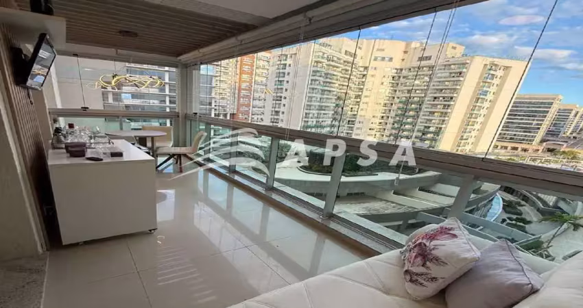 Lindo apartamento duplex, 02 suítes, no centro metropolitano - barra olímpica, para aluguel. com 114
