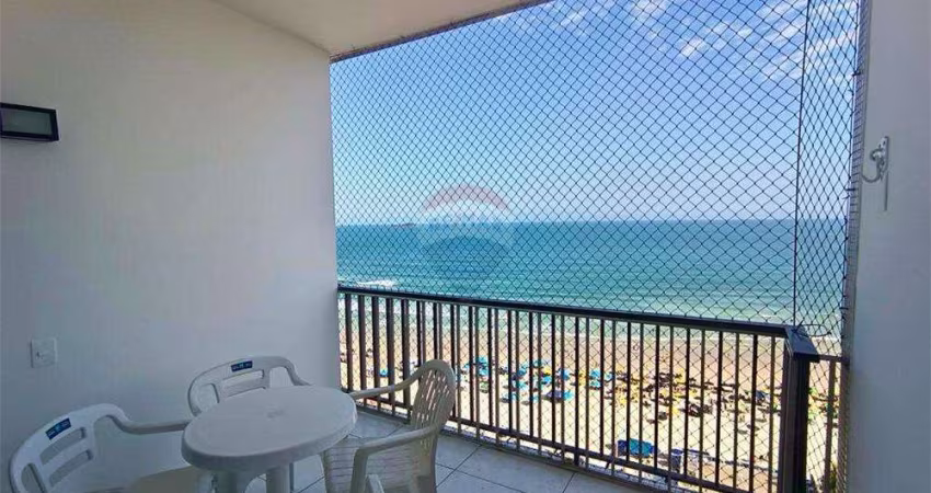 Apartamento com sacada frente mar, 3 dormitórios, 126 m² , 2 vagas e em ótima localização