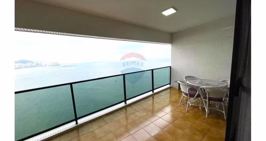 Vista Esplendida p/ Oceano Belíssimo Apartamento 3 Suítes Varandão Dependência Empregada Lavabo 2 Garagens Lazer Total Segurança Astúrias, Guarujá/SP