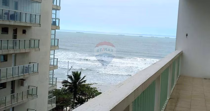 Apartamento 3 dormitórios (1 suíte) 1 vaga vista mar  à venda por R$ 800.000,00 - Praia das Pitangueiras - Guarujá - SP
