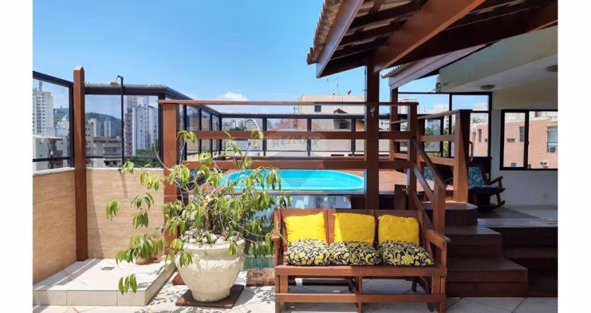 Cobertura PERFERITA com 2 dormitórios à venda, 170 m² por R$ 800.000,00 - Tombo - Guarujá/SP