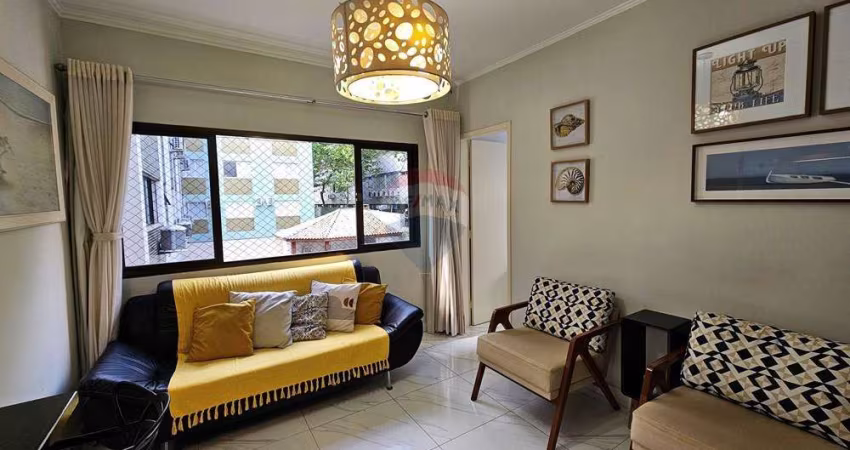Apartamento à venda Guarujá - Reformado 2 dormitórios na quadra da praia - Tombo