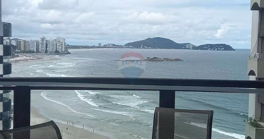 Vende apartamento Alto Padrão com 3 suítes, 2 vagas, Frente ao Mar das Astúrias, Guarujá, São Paulo