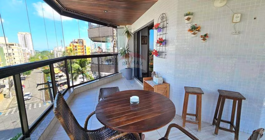 Apartamento à venda Guarujá - 3 dormitórios, 2 suítes com lazer - Astúrias