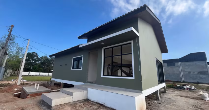 Casa nova - loteamento calegari - bairro jaqueline em içara - aceita financiamento