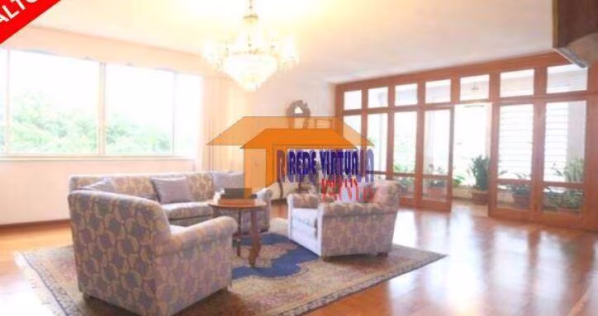 VENDE - ALTO PADRÃO - HIGIENÓPOLIS APTO 325.00M² - 3 DOR. 1 SUÍTE 2 VAGAS FINÍSSIMO ACABAMENTO