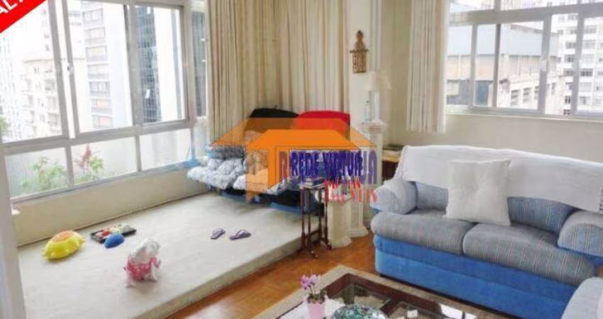 VENDE - ALTO PADRÃO - STA CECILIA APTO 144.00 M² 3 DORM. 1 VAGA PRÓXIMO AO METRO STA CECILIA