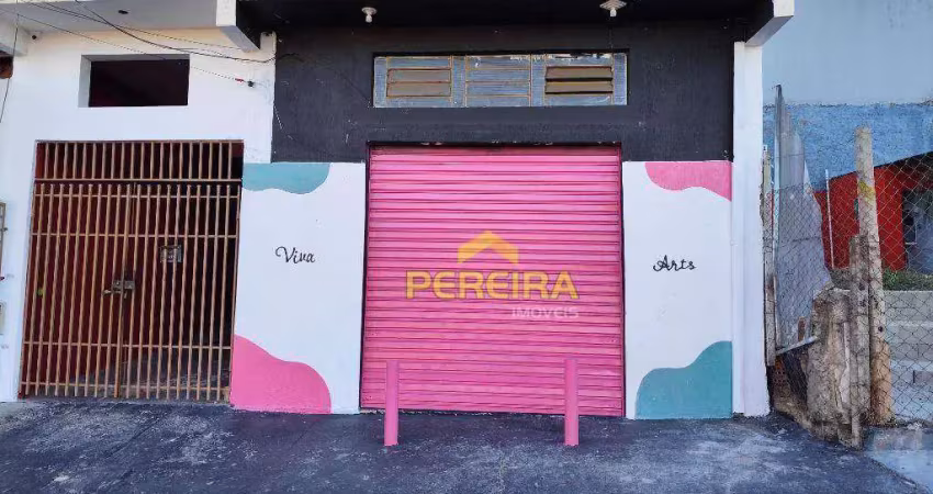 Salão para alugar, 60 m² por r$ 1.500,00/mês - parque residencial vila união - campinas/sp