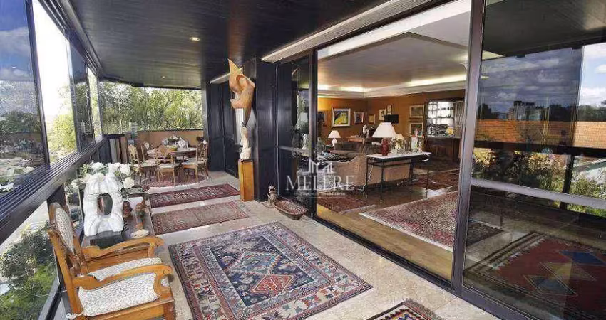 Apartamento com 3 dormitórios à venda, 425 m² por r$ 3.750.000,00 - cabral - curitiba/pr