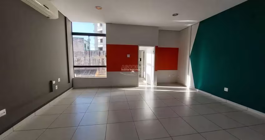Salão comercial para alugar no bairro cidade alta, piracicaba.
