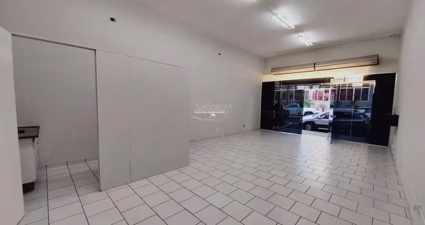 Salão comercial para alugar no bairro cidade alta, piracicaba.