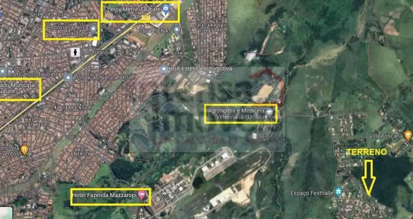 Terreno à venda no bairro granjas rurais reunidas são judas tadeu - taubaté/sp