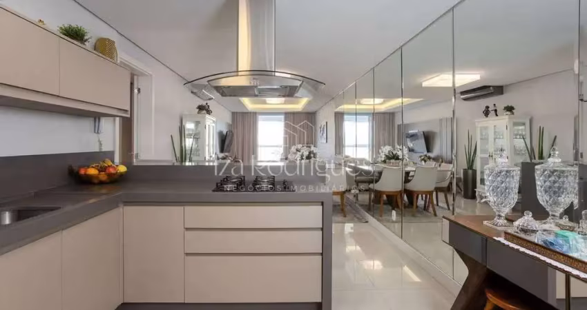 Apartamento com 1 suíte + 2 dormitórios na praia brava