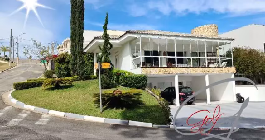 Lindissima casa c/ 424m², 5 suítes (2 c/ closet) no condomínio beverly hills em jandira-sp,  divisa com barueri, sala c/ 100m², e garagem p/ 6 carros.
