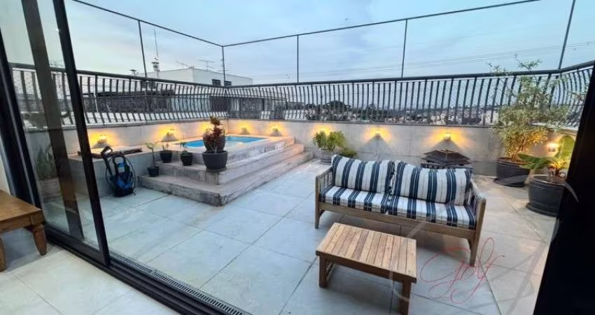 Cobertura à venda em São Paulo-SP, Cidade São Francisco: 3 quartos, 1 suíte, 1 sala, 3 banheiros, 3 vagas, 163 m².