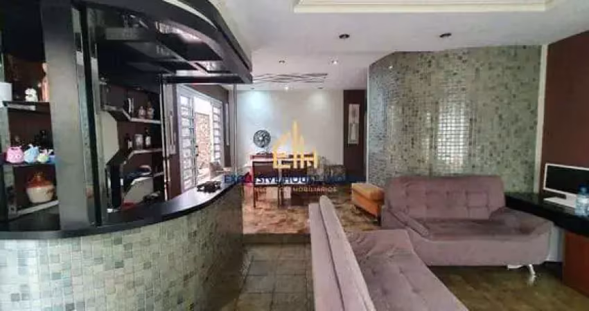 Casa térrea bairro jardim são caetano 3 dormts, 1 suíte 4 vagas área gourmet 154 m² - são caetano do sul