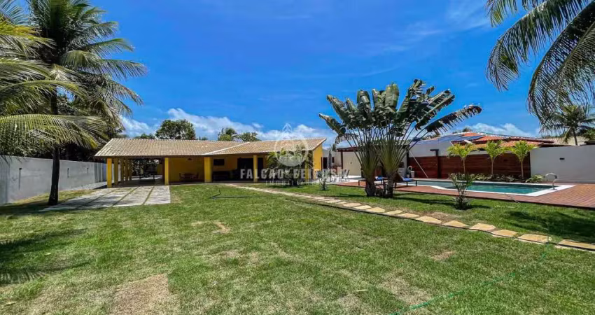 Casa para Temporada em Camaçari, Barra do Jacuípe, 6 dormitórios, 5 suítes, 7 banheiros, 5 vagas