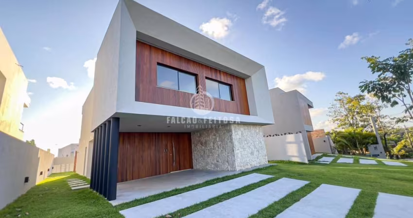 Casa para Venda em Camaçari, Alphaville (Abrantes), 4 dormitórios, 4 suítes, 2 banheiros, 4 vagas