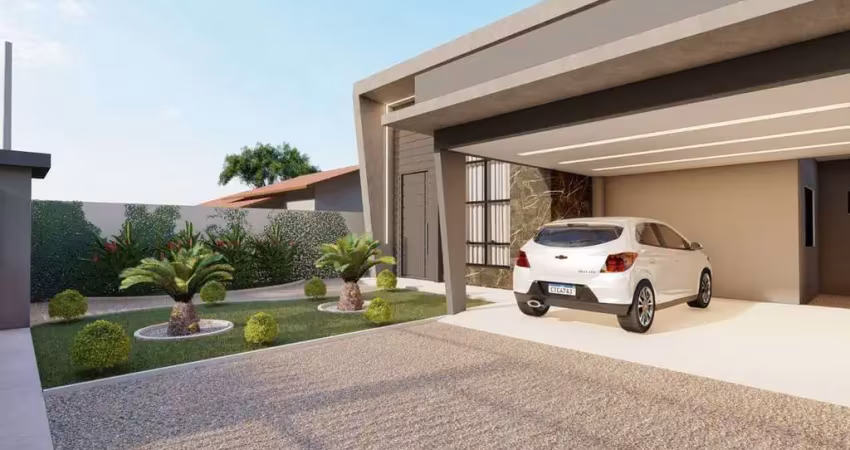 Casa alto padrão com 1 suíte + 2 quartos, beira rio - guaramirim