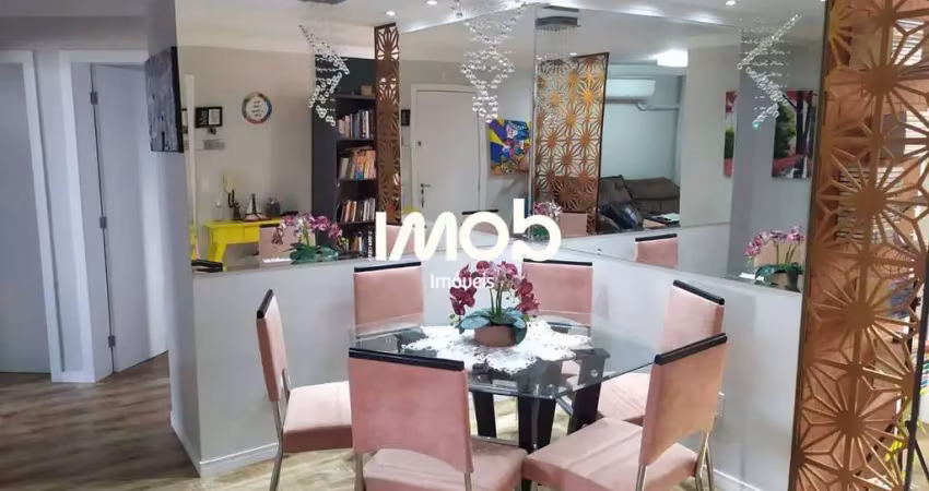 Apartamento semimobiliado com 1 suíte + 2 quartos, bairro baependi