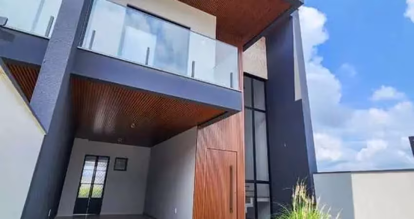 Sobrado geminado com fachada moderna em jaraguá do sul
